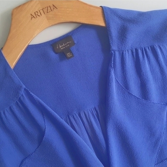 🇨🇦 Aritzia Babaton Blue Finley Blouse - Picture 10 of 16